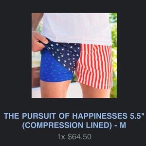 Chubbies American Flag Men's Shorts - Compression Lined